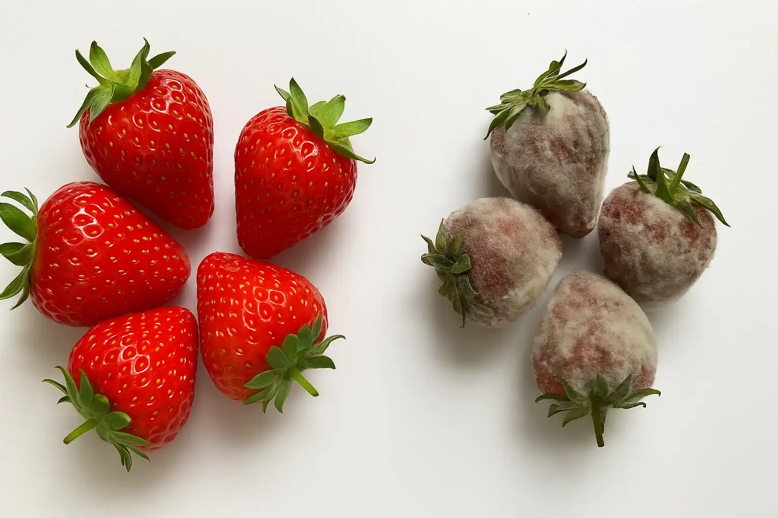 Fresh red strawberries